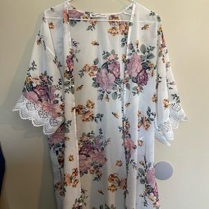 Wallflower floral cardigan